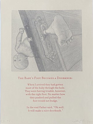 Item #528 The Baby’s Foot Becomes a Doorknob. Audrey Niffenegger