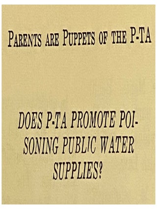 Parents Are Puppets of the P-TA: A Public Affairs Forum Study