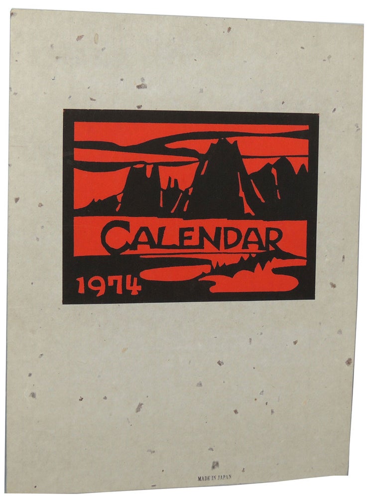 Item #53 Kataezome Calendar 1974