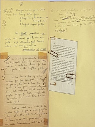 Approximately 56 complete sermons delivered between 1940-1944 by Rev. Loyde O. Aukerman mostly at his parish at Olivet Baptist Church in Valley Stream, NY