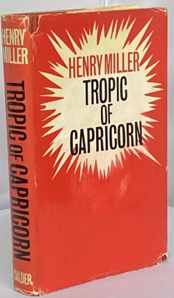 Item #596 Tropic of Capricorn. Henry Miller