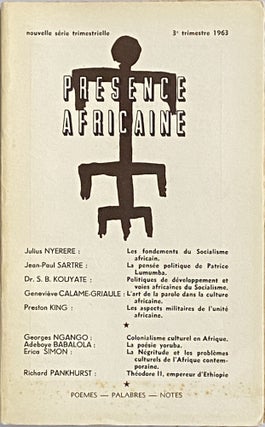 Item #605 Presence Africaine; 3e Trimestre 1963