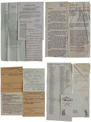 Collection of approximately 75 items (correspondence and ephemera) related to the Circus, 1944-1955, belonging to Charles Davitt of Springfield, MA