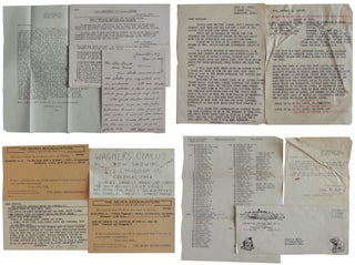 Collection of approximately 75 items (correspondence and ephemera) related to the Circus, 1944-1955, belonging to Charles Davitt of Springfield, MA