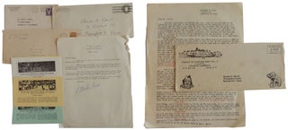 Collection of approximately 75 items (correspondence and ephemera) related to the Circus, 1944-1955, belonging to Charles Davitt of Springfield, MA
