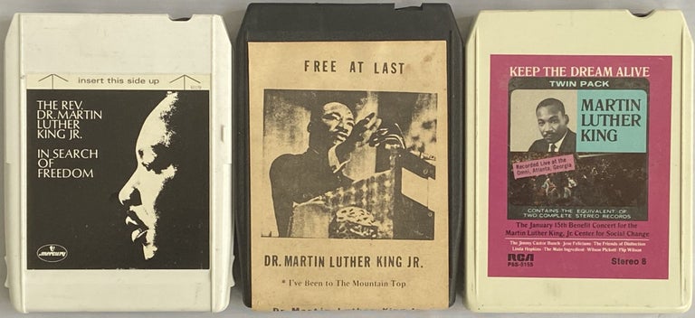 Item #668 Three 8-Track Cartridges of Martin Luther King, Jr.