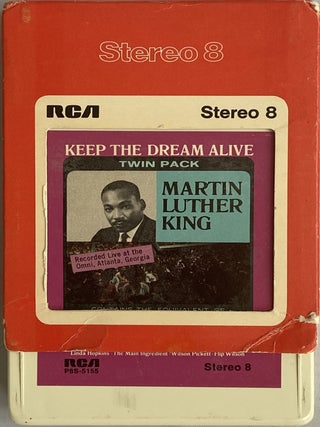 Three 8-Track Cartridges of Martin Luther King, Jr.