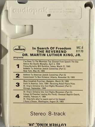 Three 8-Track Cartridges of Martin Luther King, Jr.