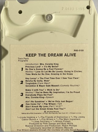 Three 8-Track Cartridges of Martin Luther King, Jr.