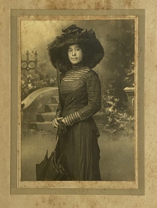 Item #671 Studio Portrait of Young Black Woman, circa 1900, in Watford, England