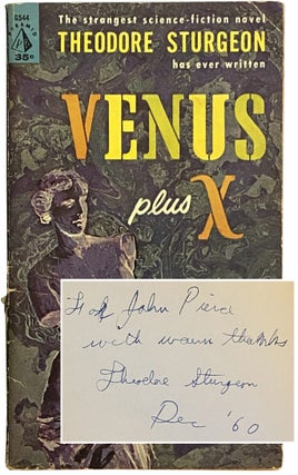 Item #756 Theodore Sturgeon TLS and INSCRIBED Venus plus X
