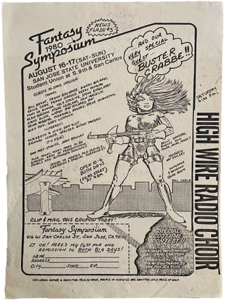 Item #759 1980 Fantasy Symposium Broadside