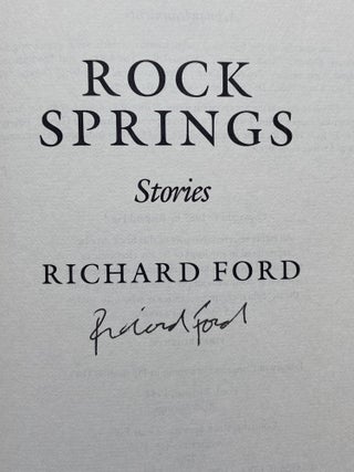 Rock Springs: Stories