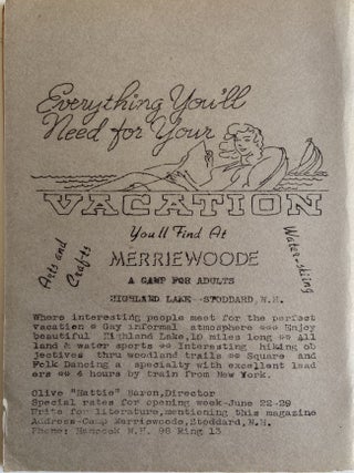 17 issues of Northern Junket (1950-1953)
