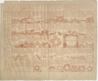 Item #814 Early 18th Century Military Fortification Card Game published in Amsterdam; Das...