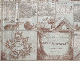 Early 18th Century Military Fortification Card Game published in Amsterdam; Das Festung Baues Spiel (The Fortress Building Game)