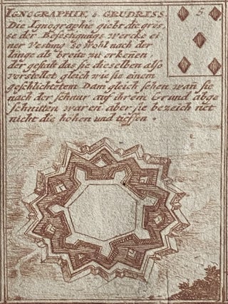 Early 18th Century Military Fortification Card Game published in Amsterdam; Das Festung Baues Spiel (The Fortress Building Game)