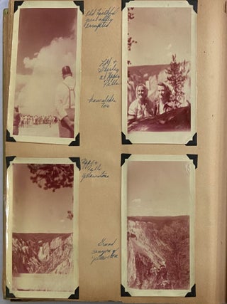 Summer of 1955 Photo Album/Scrapbook documenting 4 Women on a Road Trip from New Orleans to California & Canada and Back