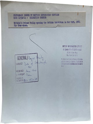 British Information Services Duke of Edinburgh & Royal Family Photographs, 1948-1961