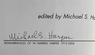 I Do Believe in People; Remembrances of W. Warren Harper, 1915-2004