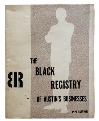 Item #916 The Black Registry of Austin's Businesses. Barbara Empie Wyatt