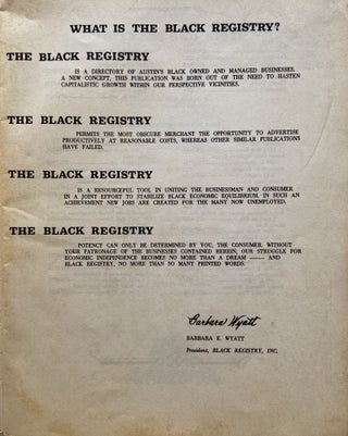 The Black Registry of Austin's Businesses