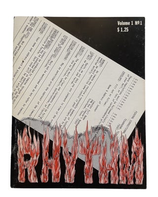 Item #930 Rhythm, Volume 1 No. 1. Donald Stone