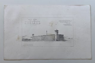 Item #973 Four Architectural Drawings, c. 1898, of Atlanta Area Cotton Mills
