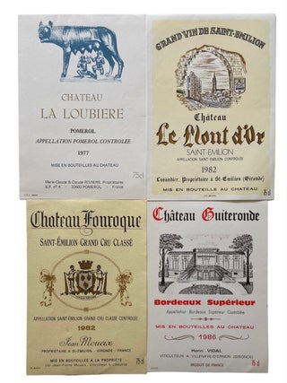 Collection of French Champagne Labels. 1970-1990s