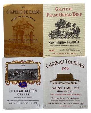 Collection of French Champagne Labels. 1970-1990s