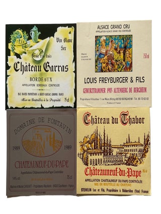 Collection of French Champagne Labels. 1970-1990s