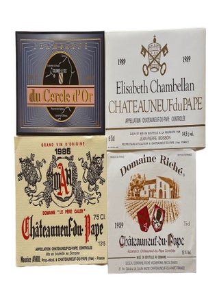 Collection of French Champagne Labels. 1970-1990s