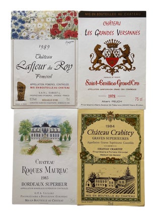 Collection of French Champagne Labels. 1970-1990s