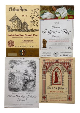 Collection of French Champagne Labels. 1970-1990s