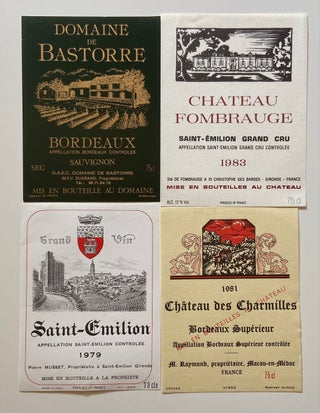 Collection of French Champagne Labels. 1970-1990s