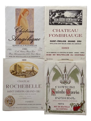 Collection of French Champagne Labels. 1970-1990s