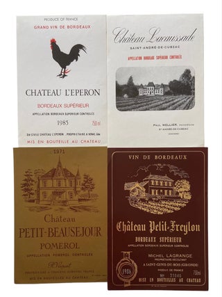 Collection of French Champagne Labels. 1970-1990s